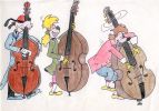 Pippo plays double bass